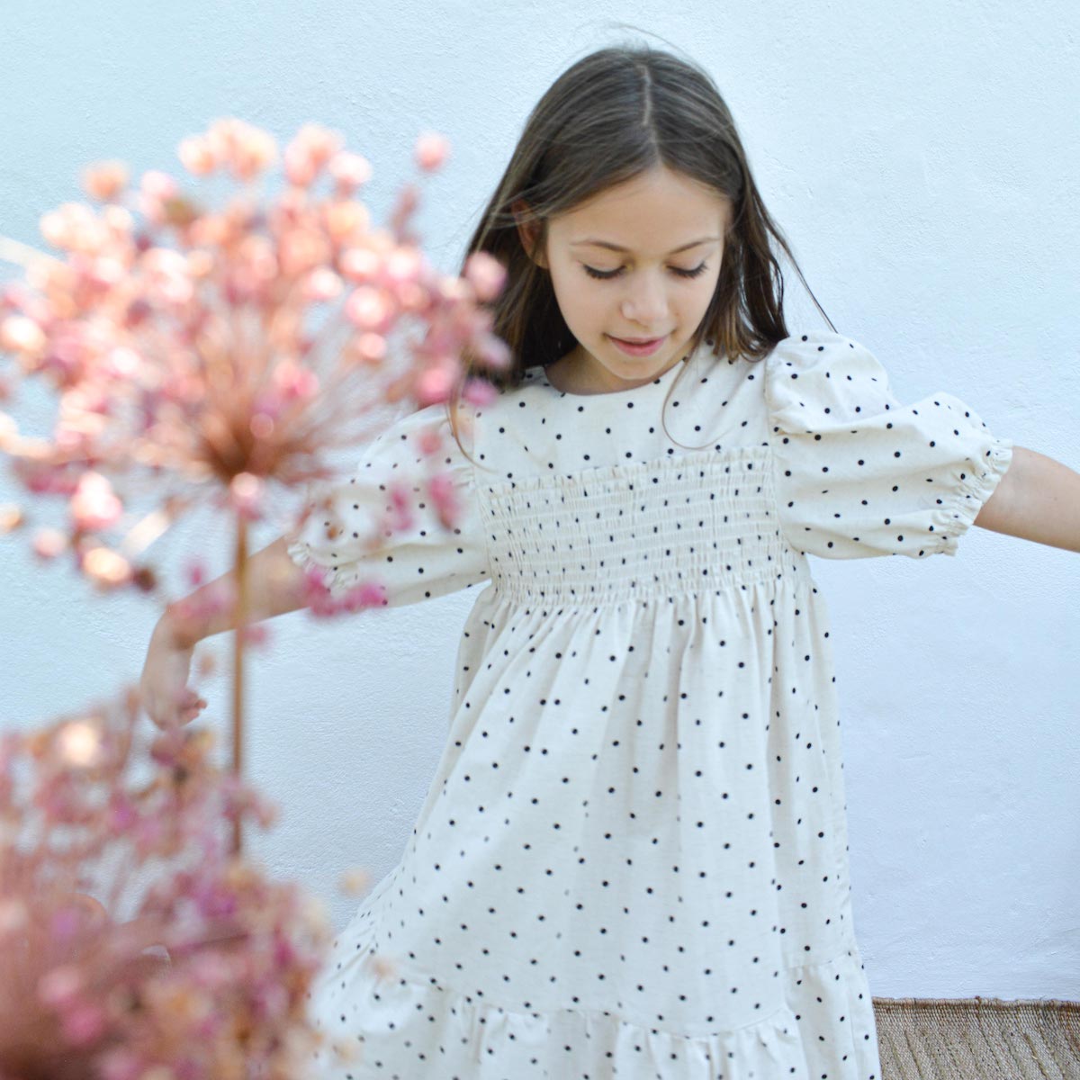 Pelin Dress Coper Spots