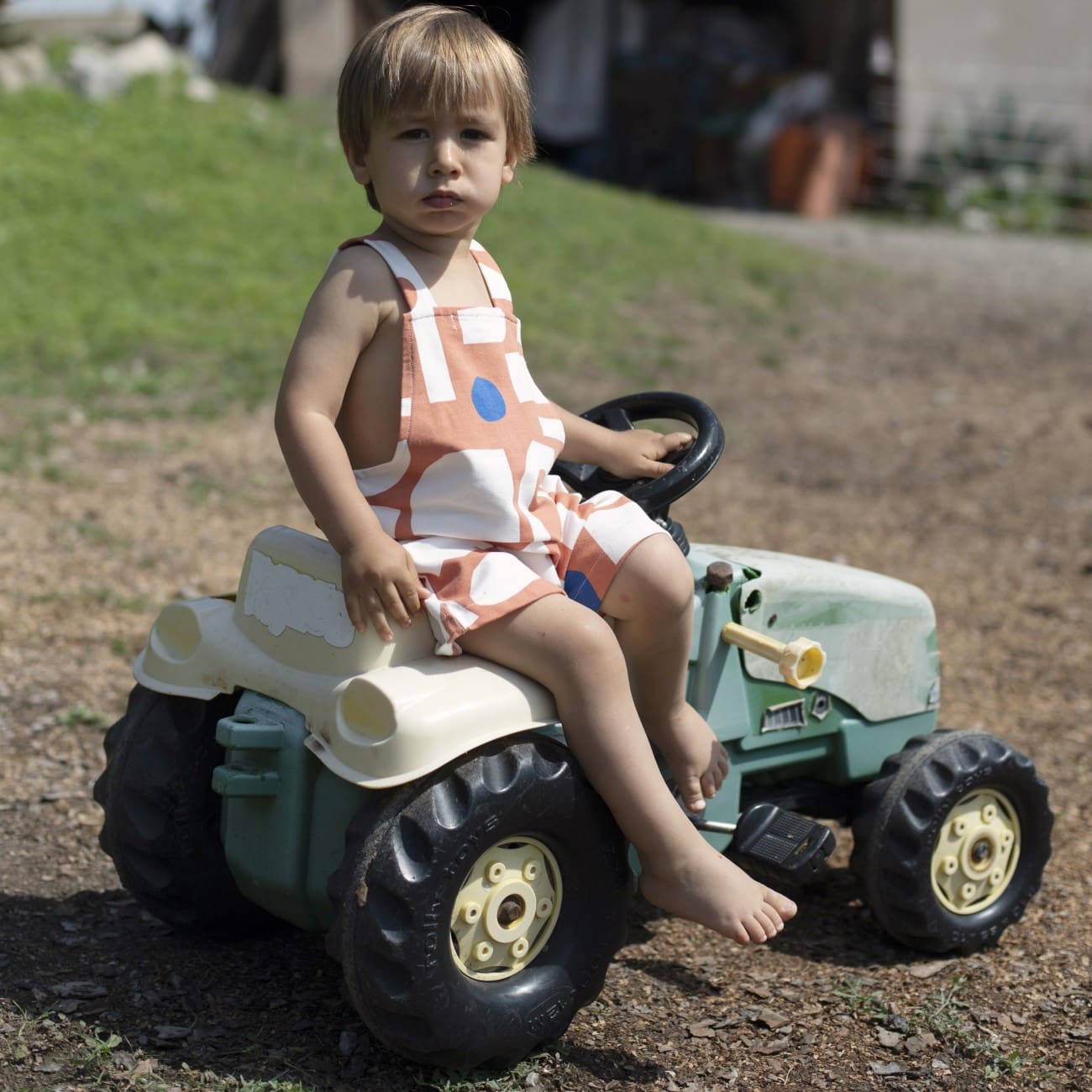 Overalls Geo Terracotta