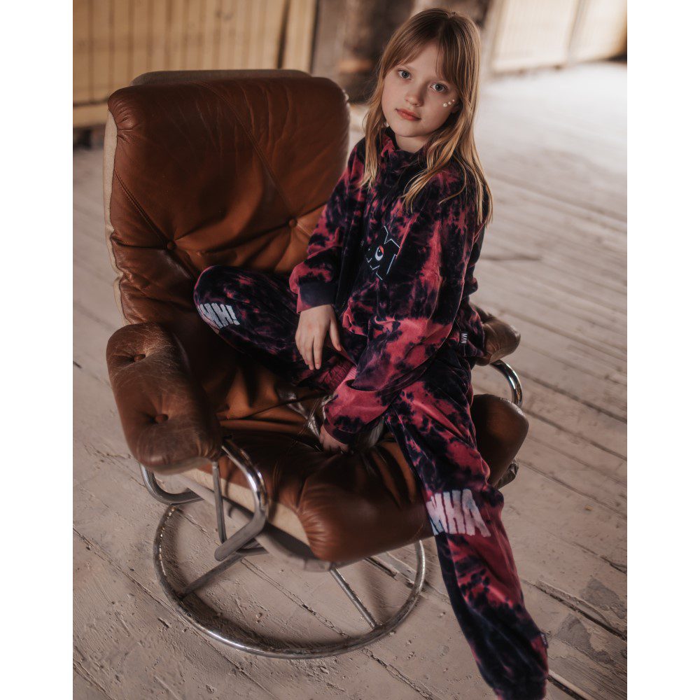 AHHHH! Tie Dye Jogging Pants | Maroon