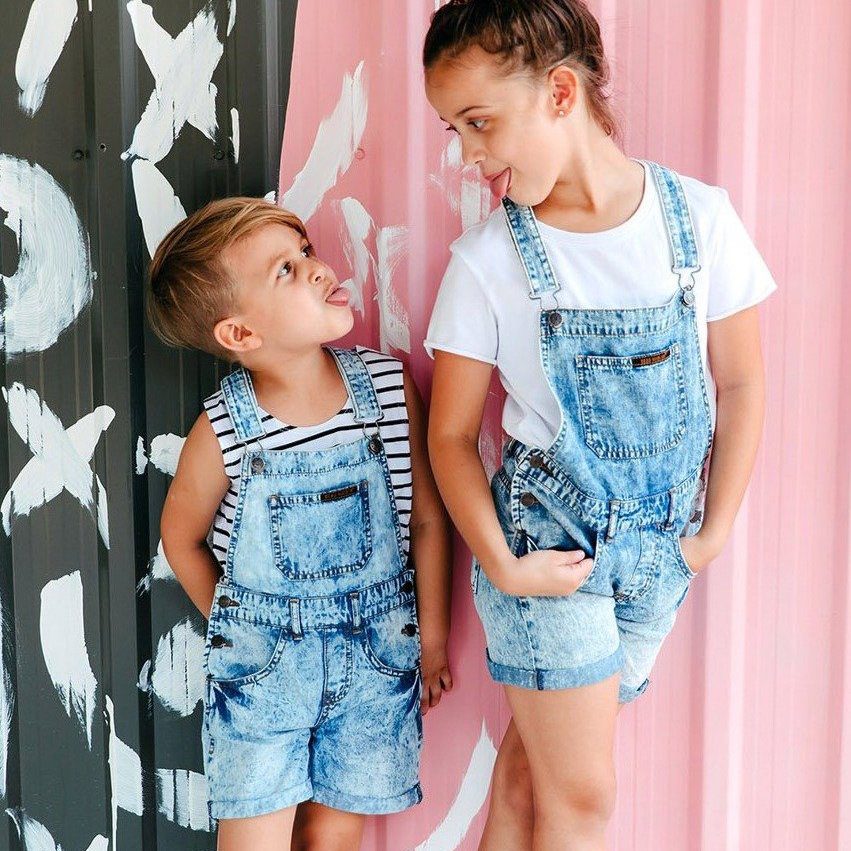 Denim Overalls