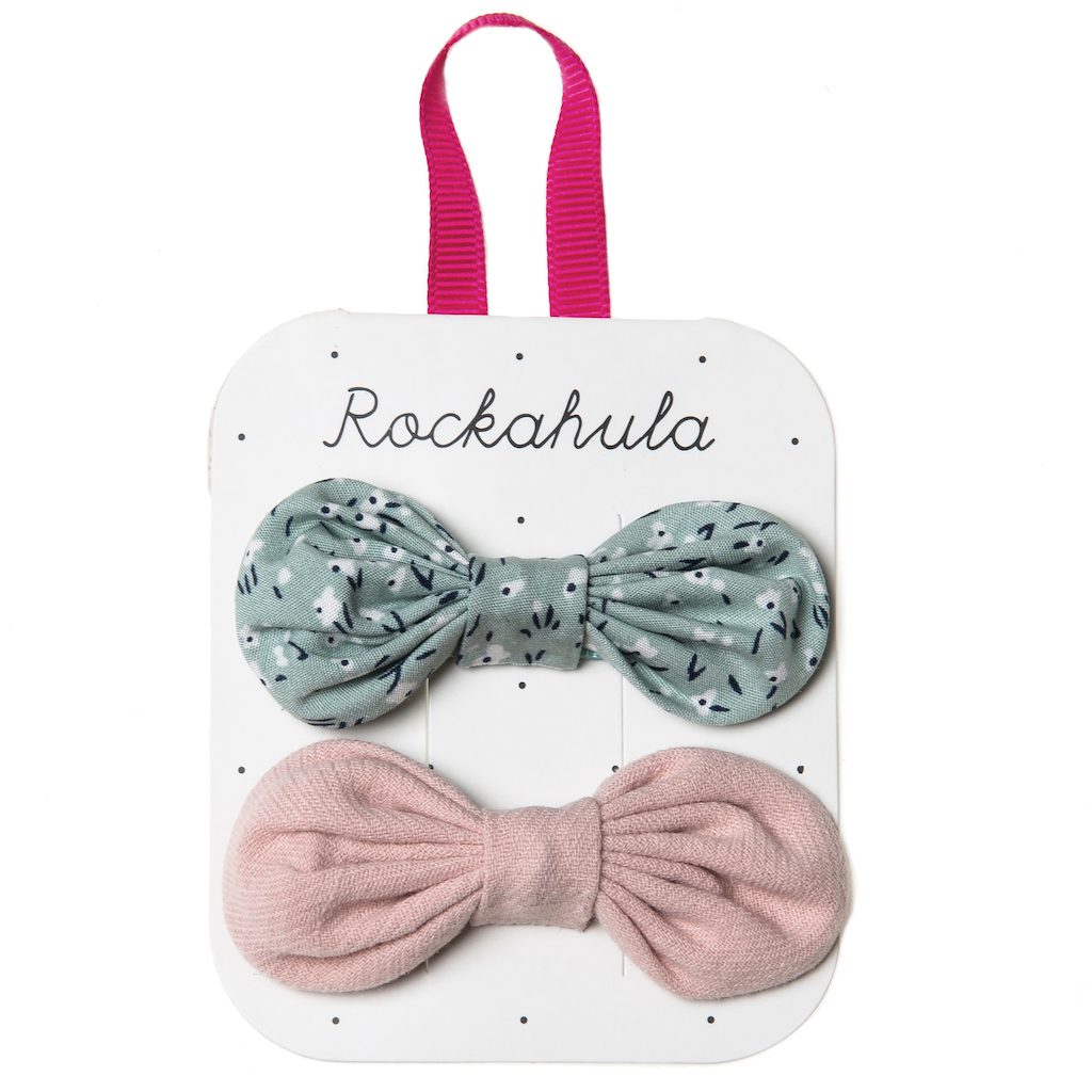 Ditsy Garden Bow Clips