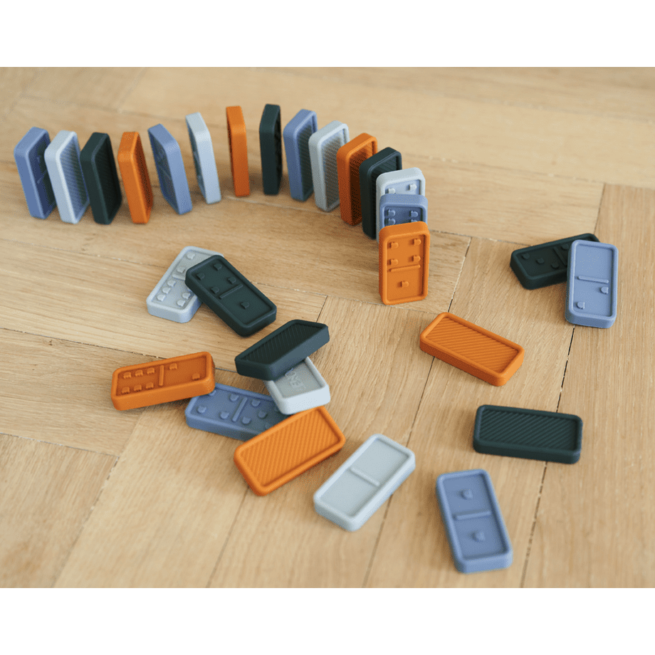 Dodo Domino Set | Blue Multi Mix