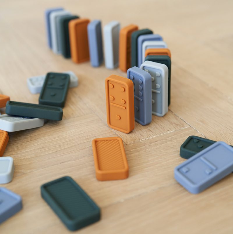 Dodo Domino Set | Blue Multi Mix