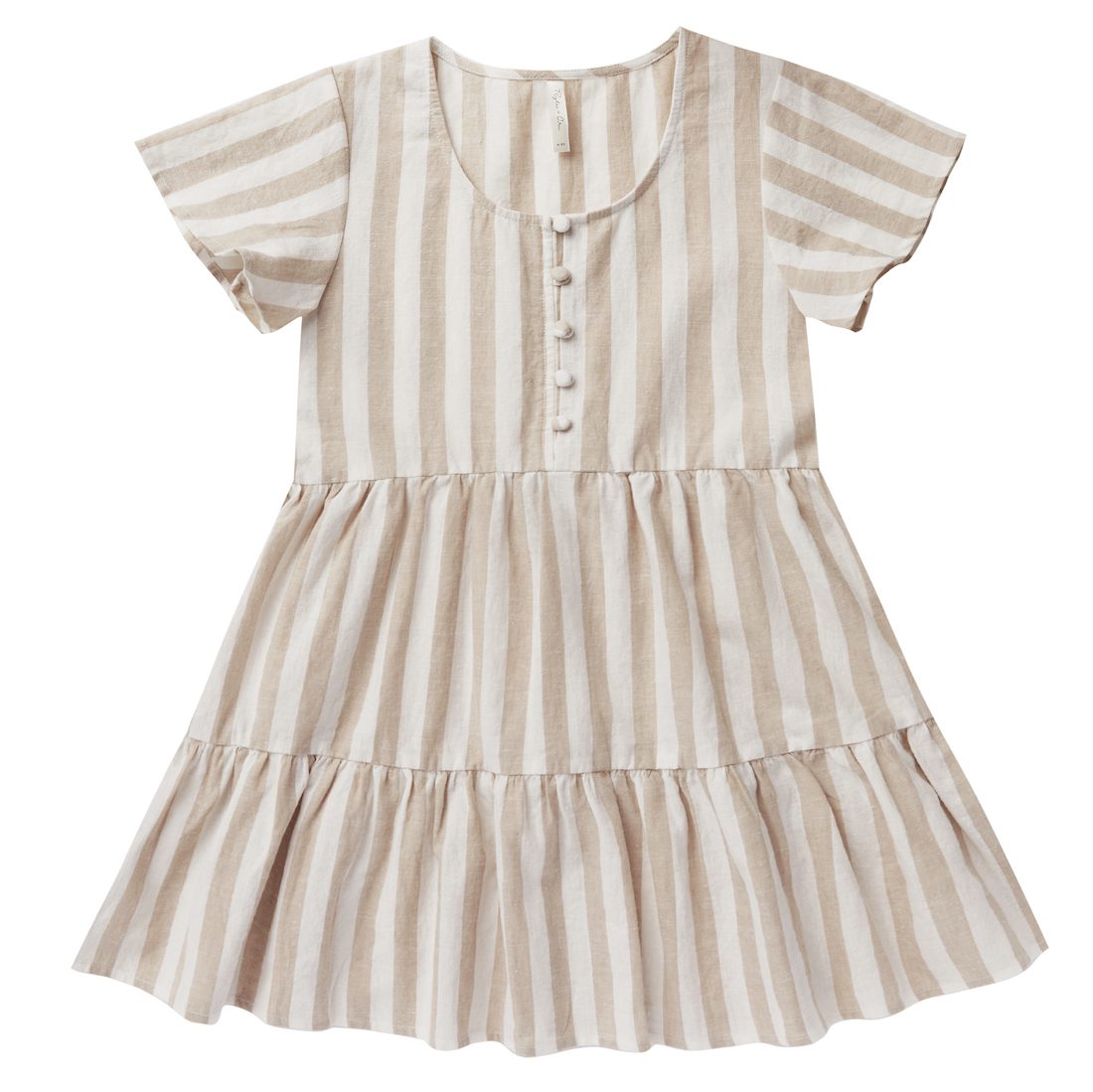 Dolly Dress | Grey Stripe