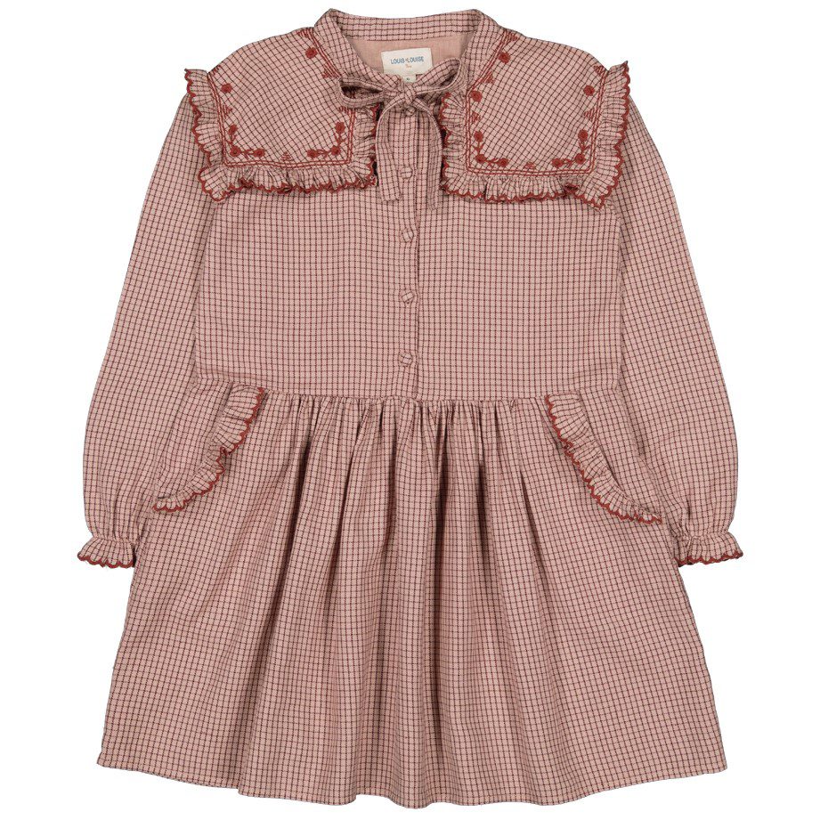 Dress Berangere Twill Brushed Check