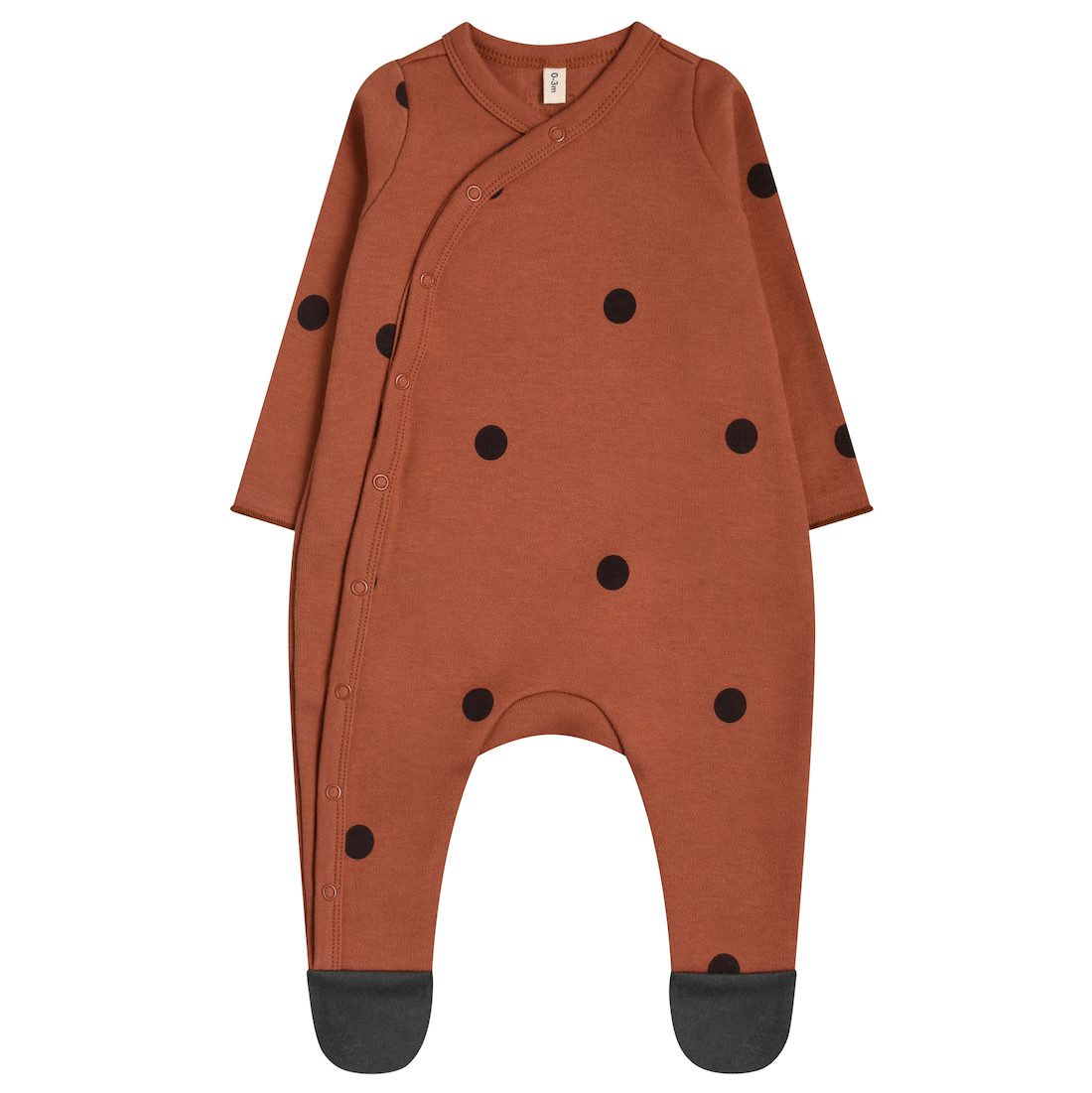 Earth Dots Suit W/ Contrast Feet