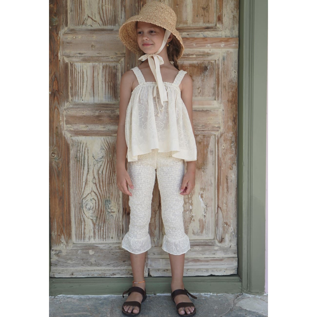 Edith Top & Zadie Pant | Crème Broderie