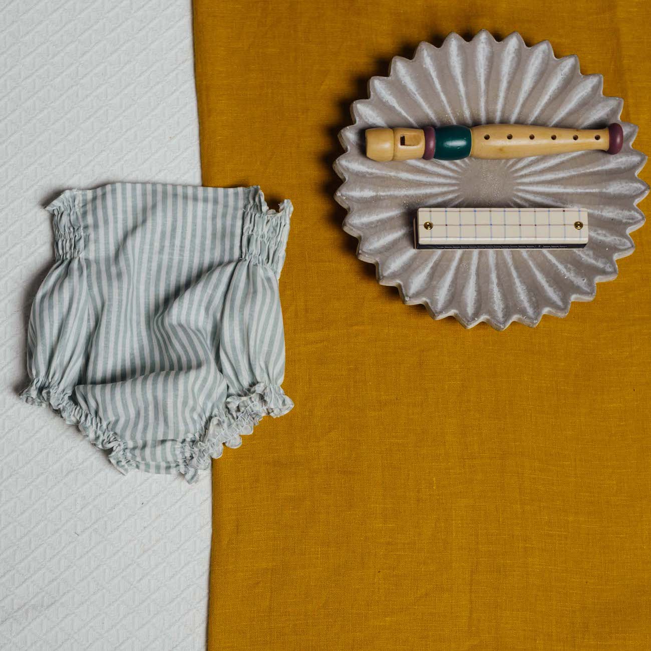 Green Stripe High Bloomer