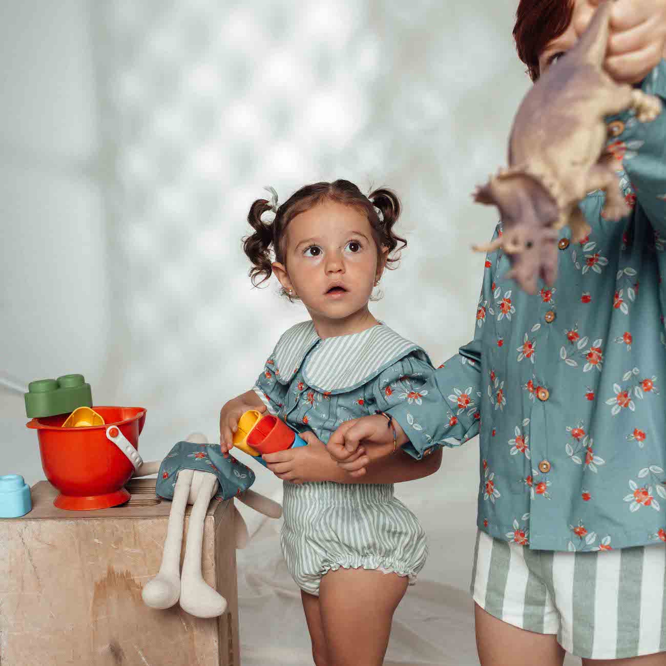 Green Stripe High Bloomer