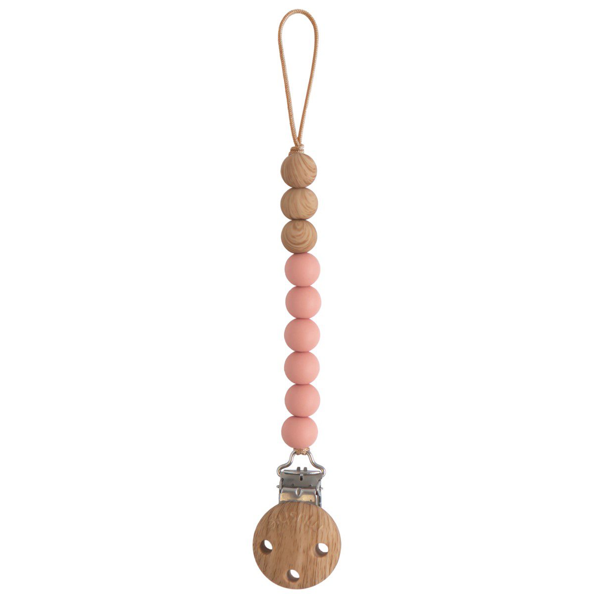 Eva Silicone Pacifier Clip | Powder