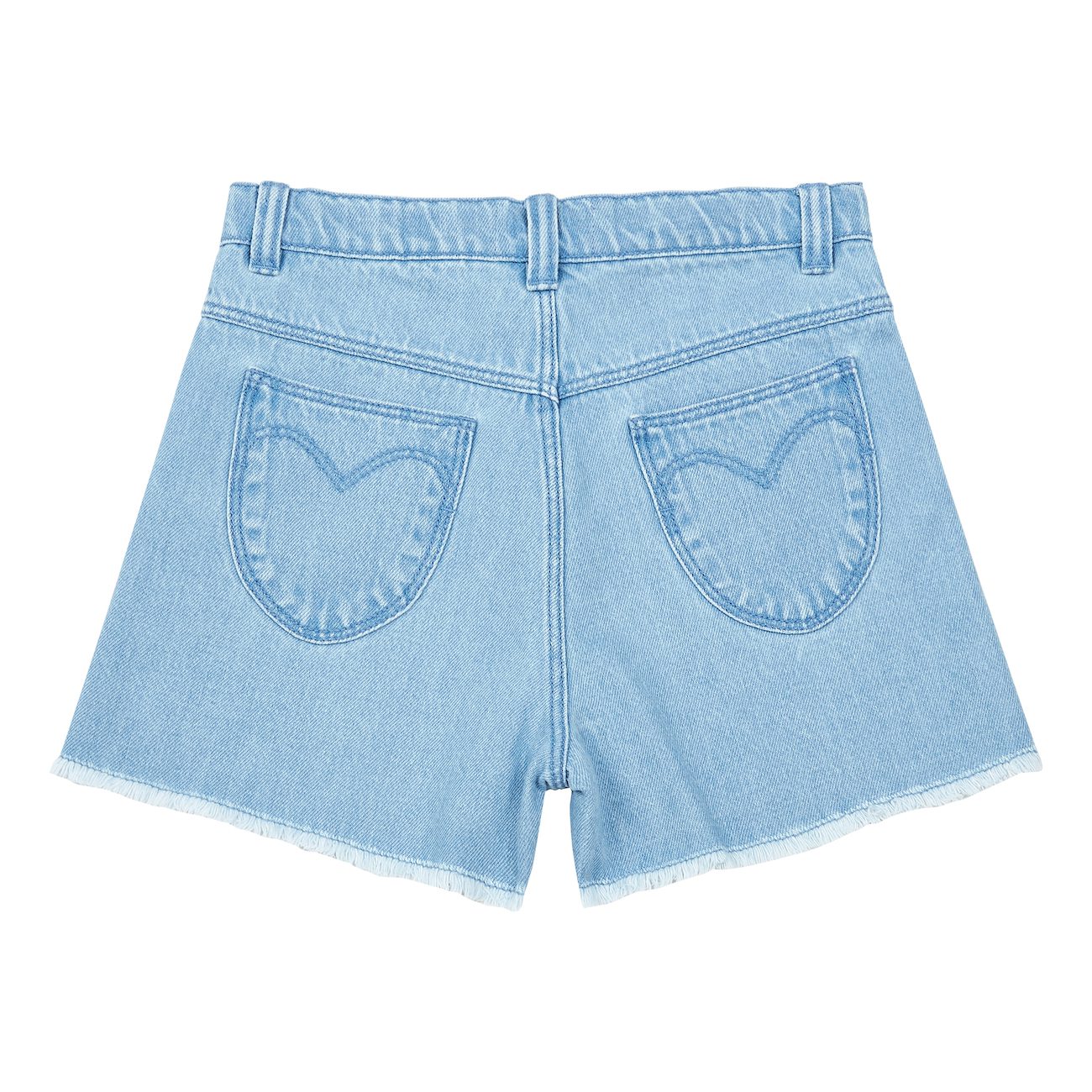 Denim Shorts Denim Bleached
