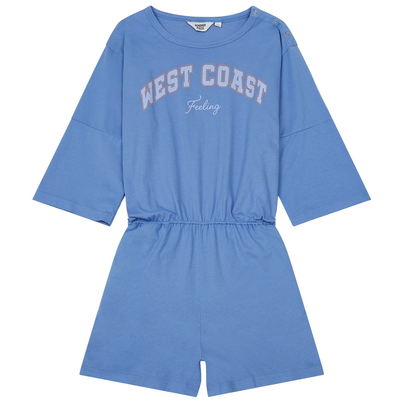 Wave Blue Vintage Playsuit