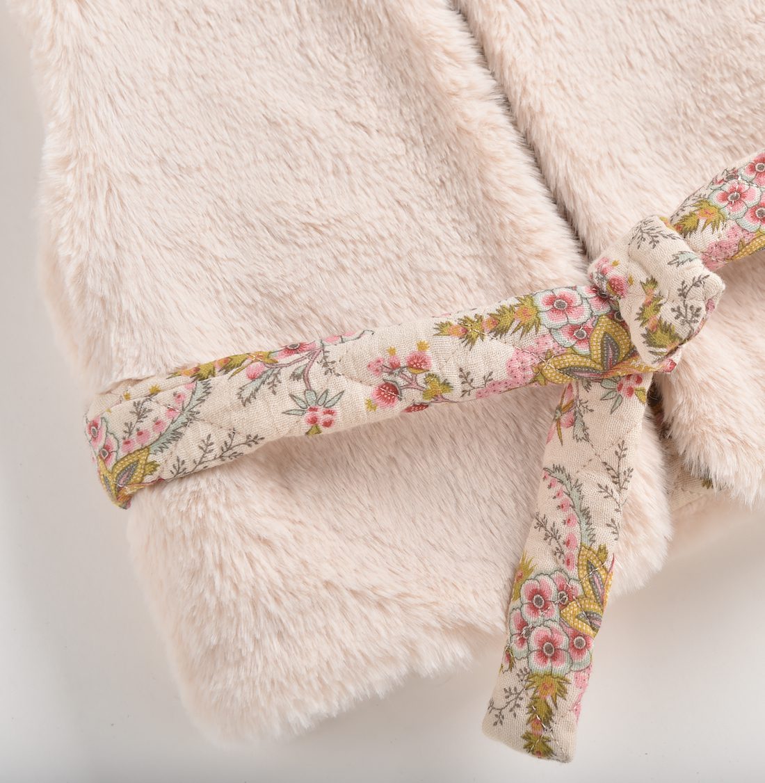 Eva Reversible Vest | Cream French Flowers