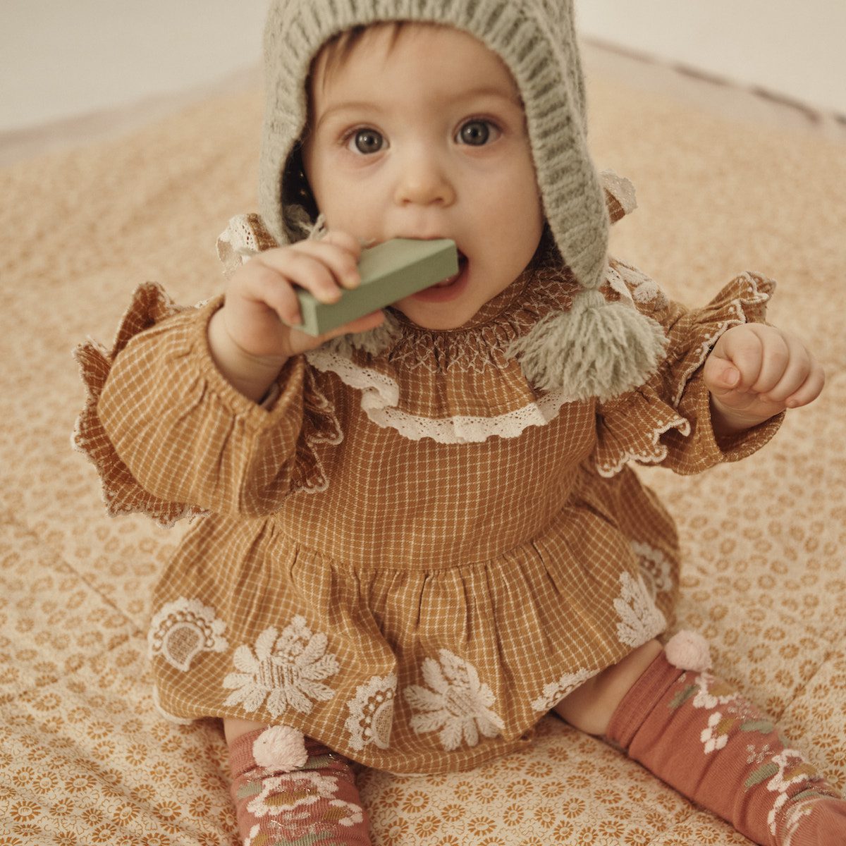 India Romper Cinnamon