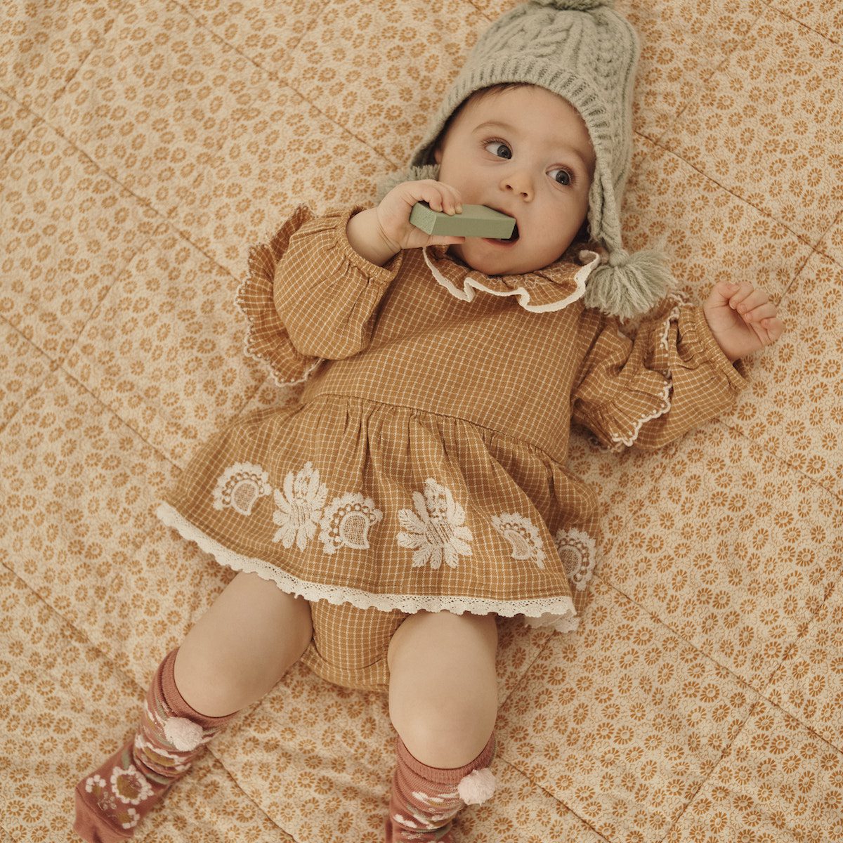 India Romper Cinnamon