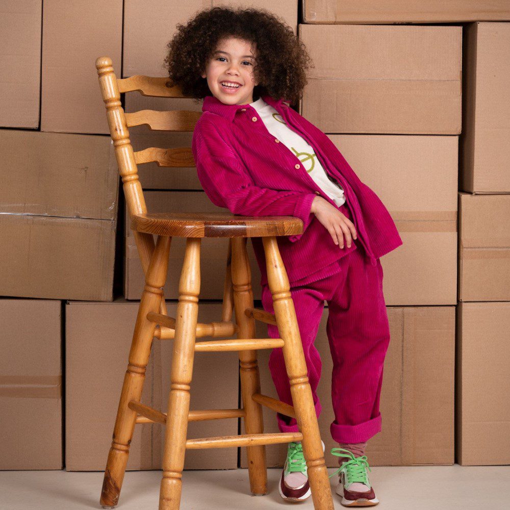 Frits Pants Corduroy |  Fuchsia