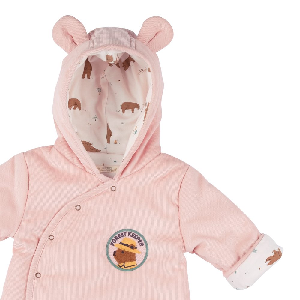 Forest Keeper Cameo Rose Padded Corduroy Jumpsuit