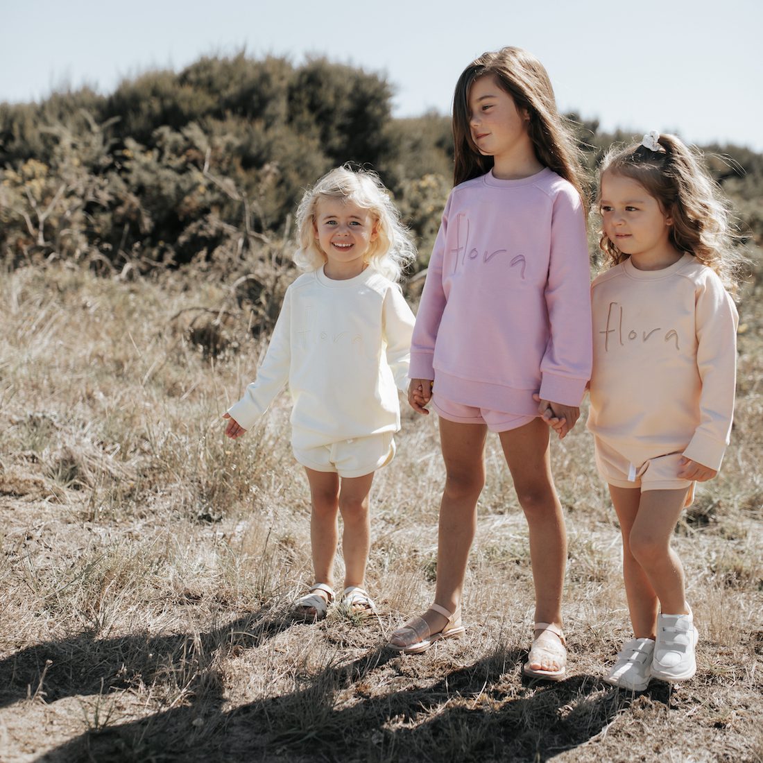 Flora Sweatshirt & Ivy Shortie | Almost Mauve