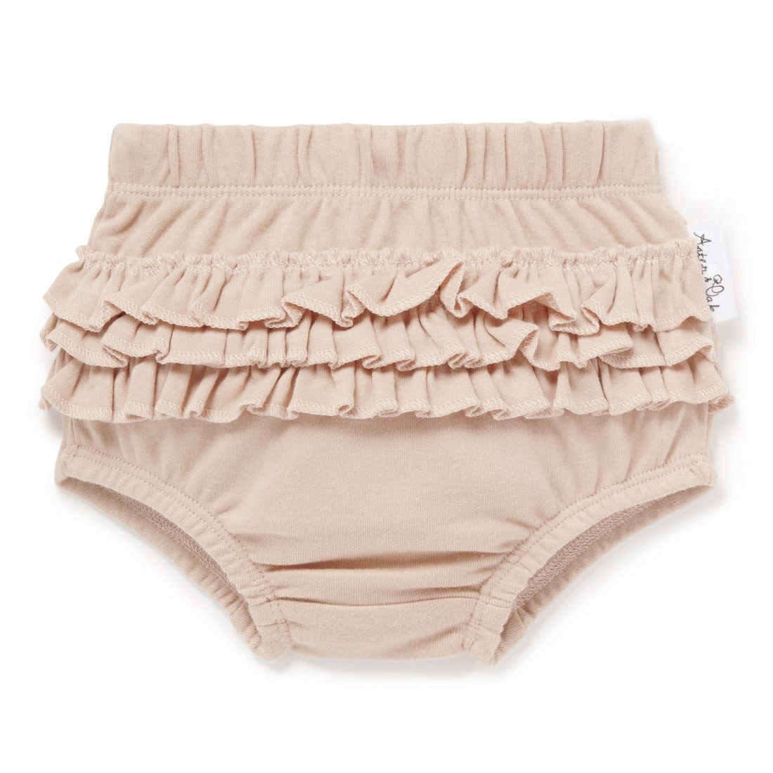 Floral Henley Onesie & Rose Dust Ruffle Bloomers