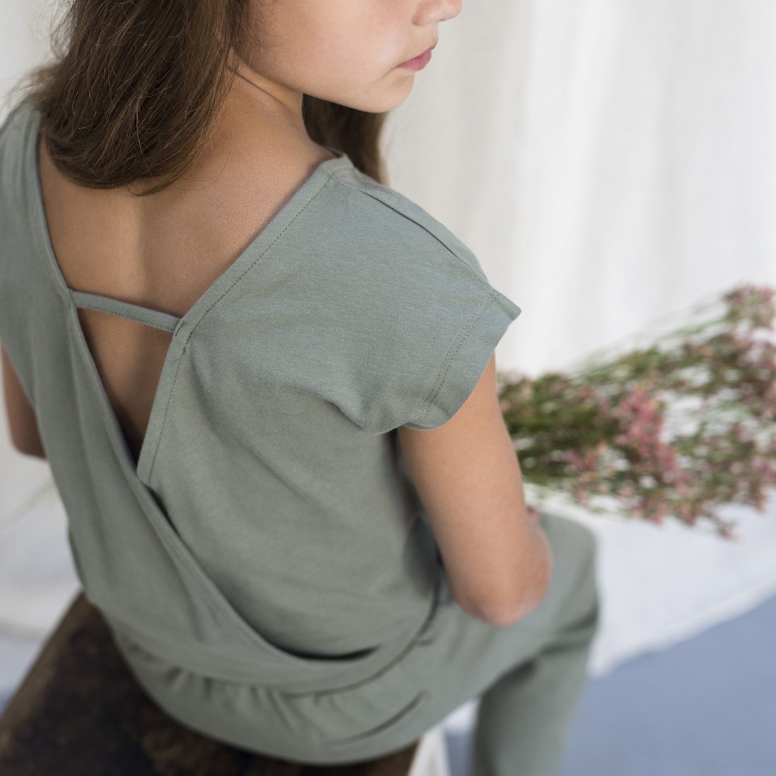 Fold Over Jumpsuit | Sage