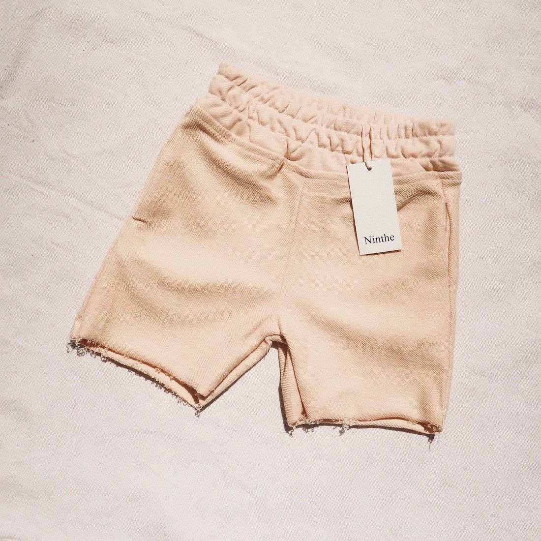 French Terry Longline Tee & Shorts | Sand