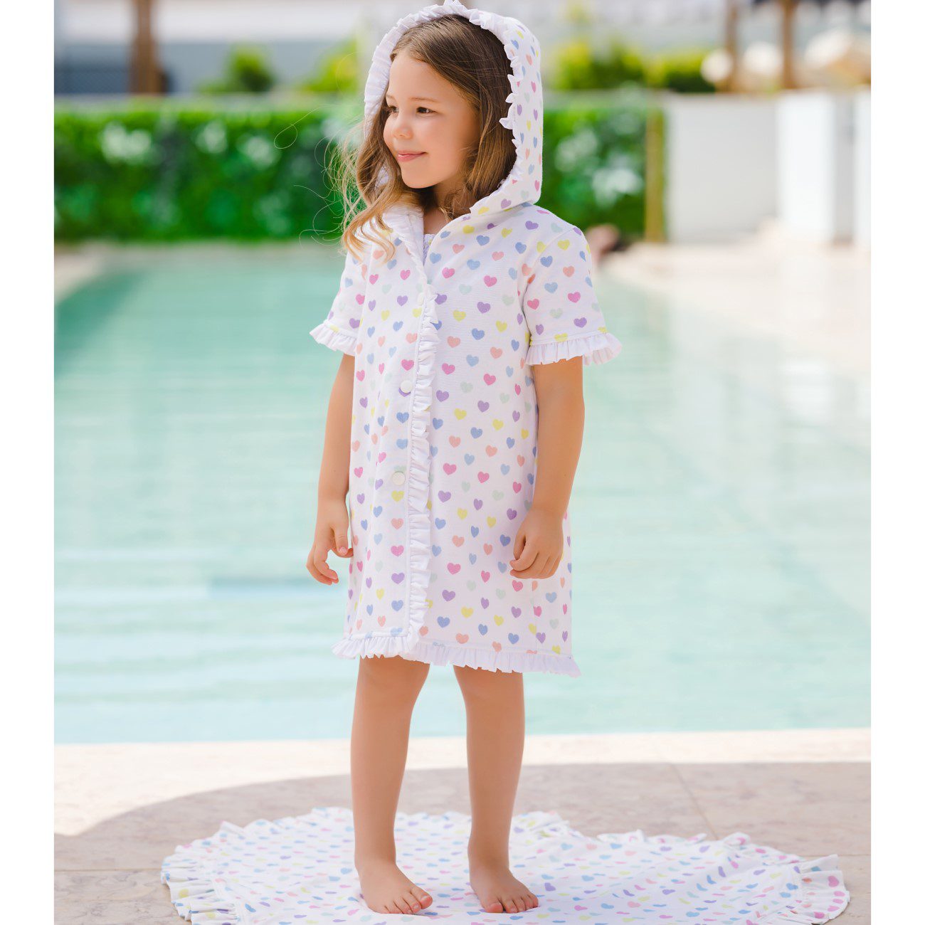 Funny Hearts Girl Cover-up