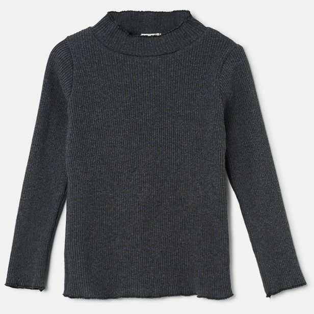 Soft Rib Knit Sweater + Leggings | Dark Grey