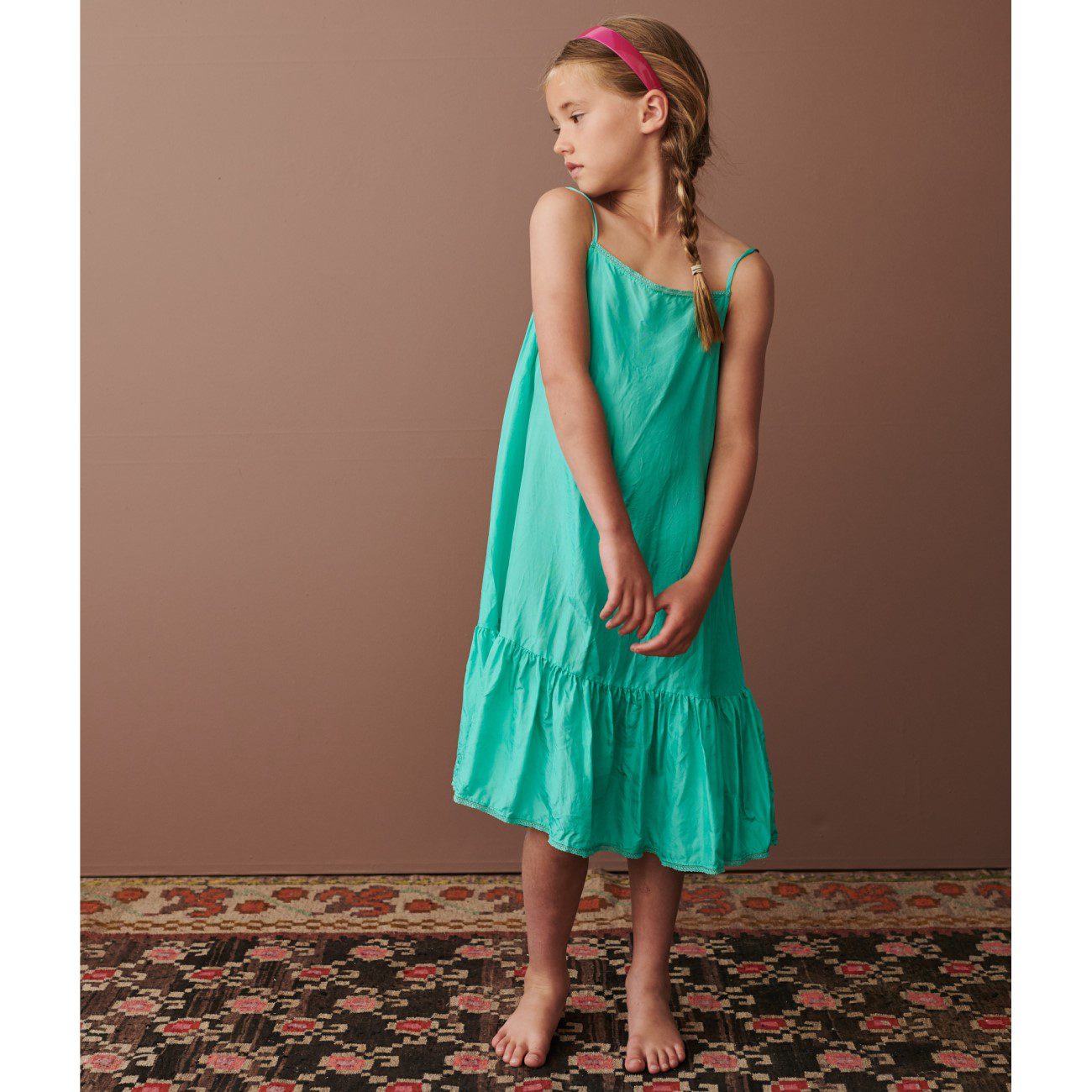 Grape Slip Dress AQUA