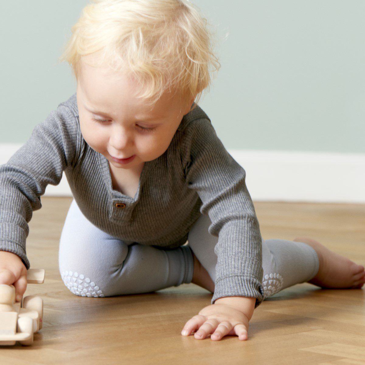 Crawling Leggings | Sky Blue