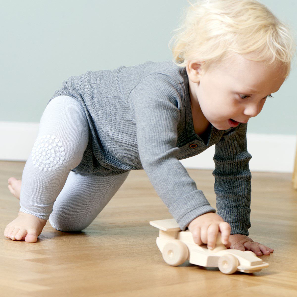 Crawling Leggings | Sky Blue