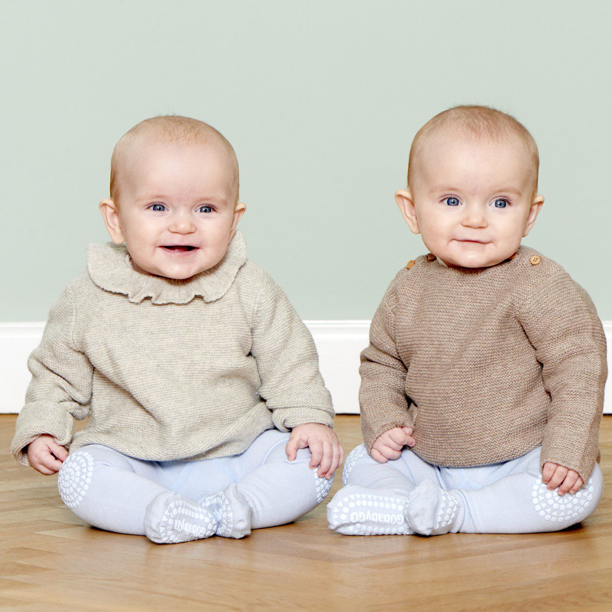 Crawling Tights | Sky Blue