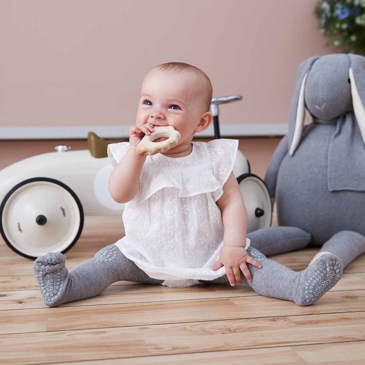 Crawling Tights | Grey Melange