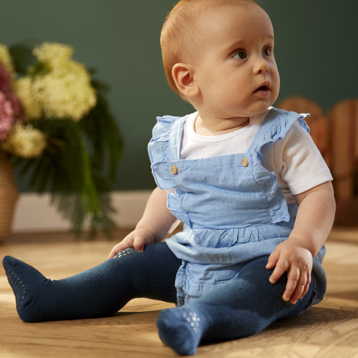 Crawling Tights | Navy Blue