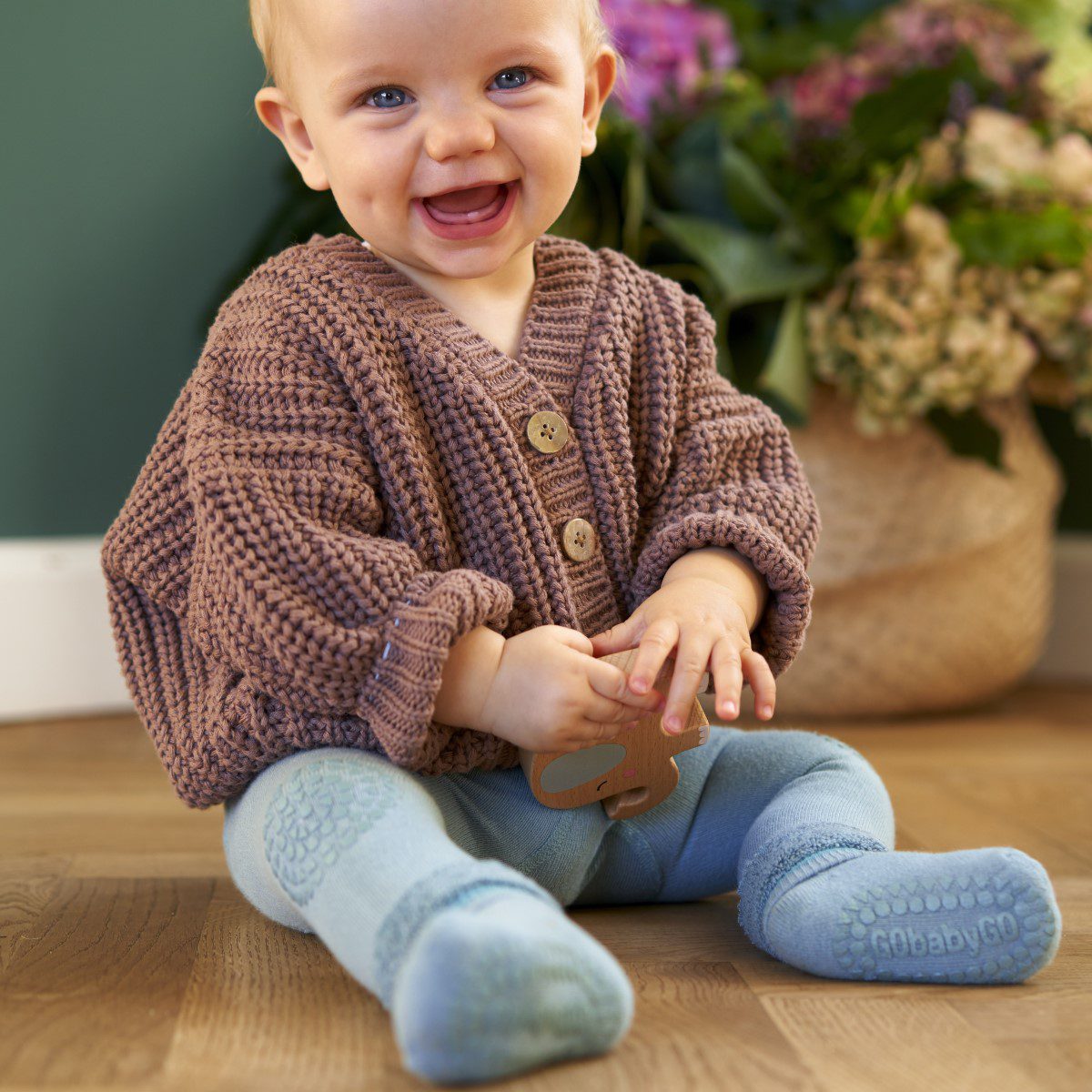 Crawling Leggings | Dusty Blue