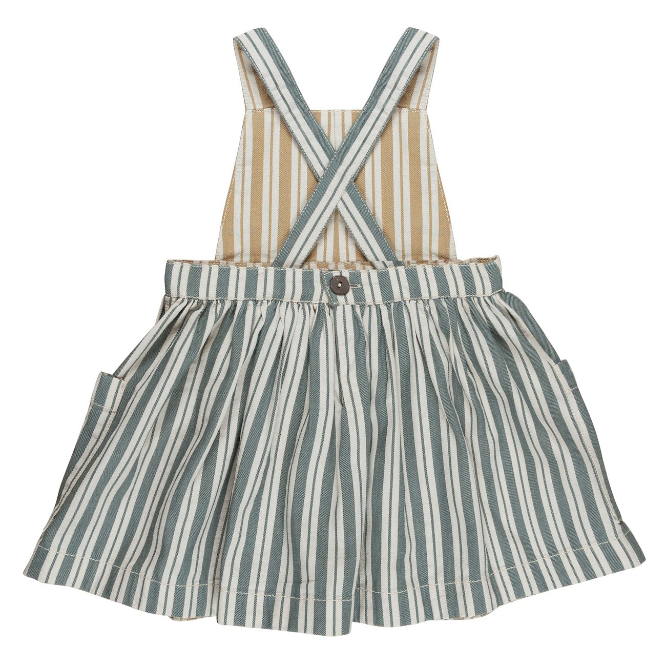 Stripe Reversible Pinafore