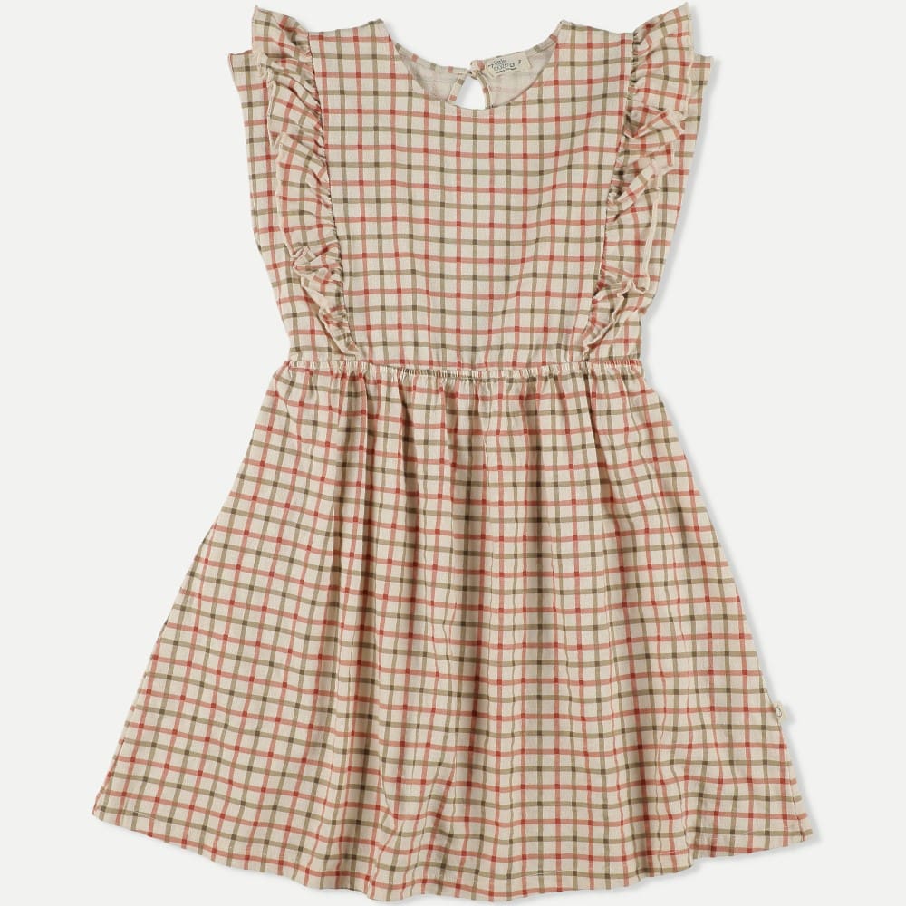 Helga Crepe Check Dress