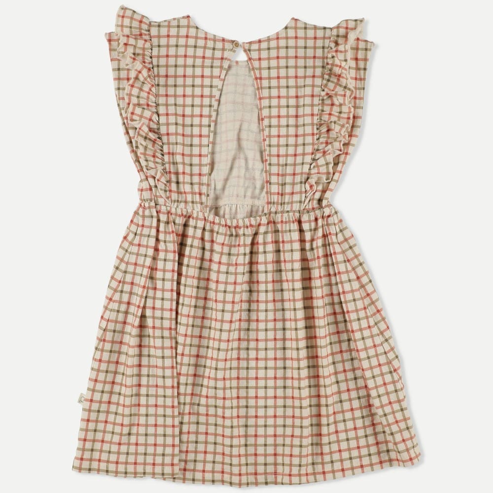 Helga Crepe Check Dress