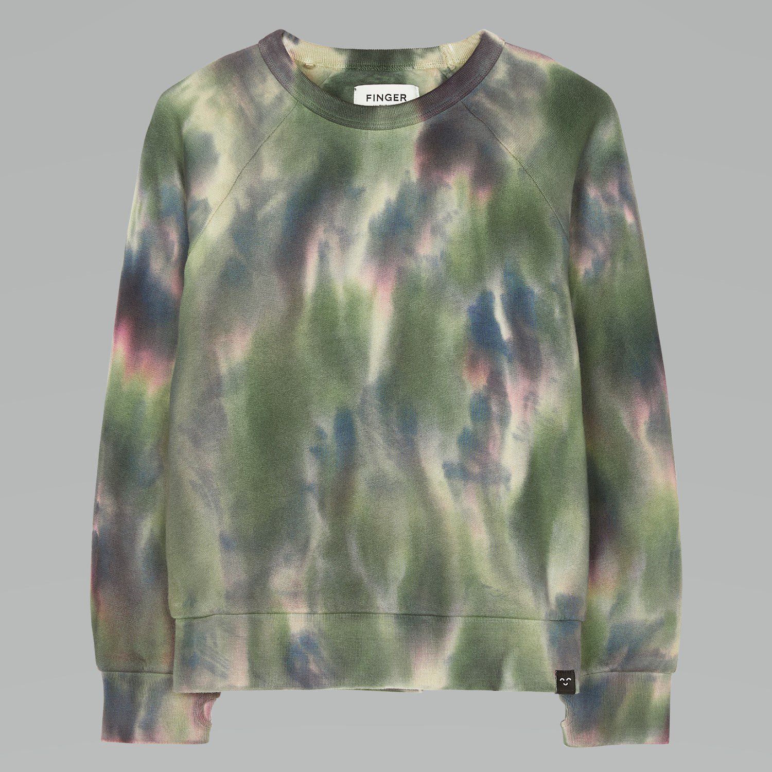 Hubert Tie & Dye Loose Sweater | Wood Cream