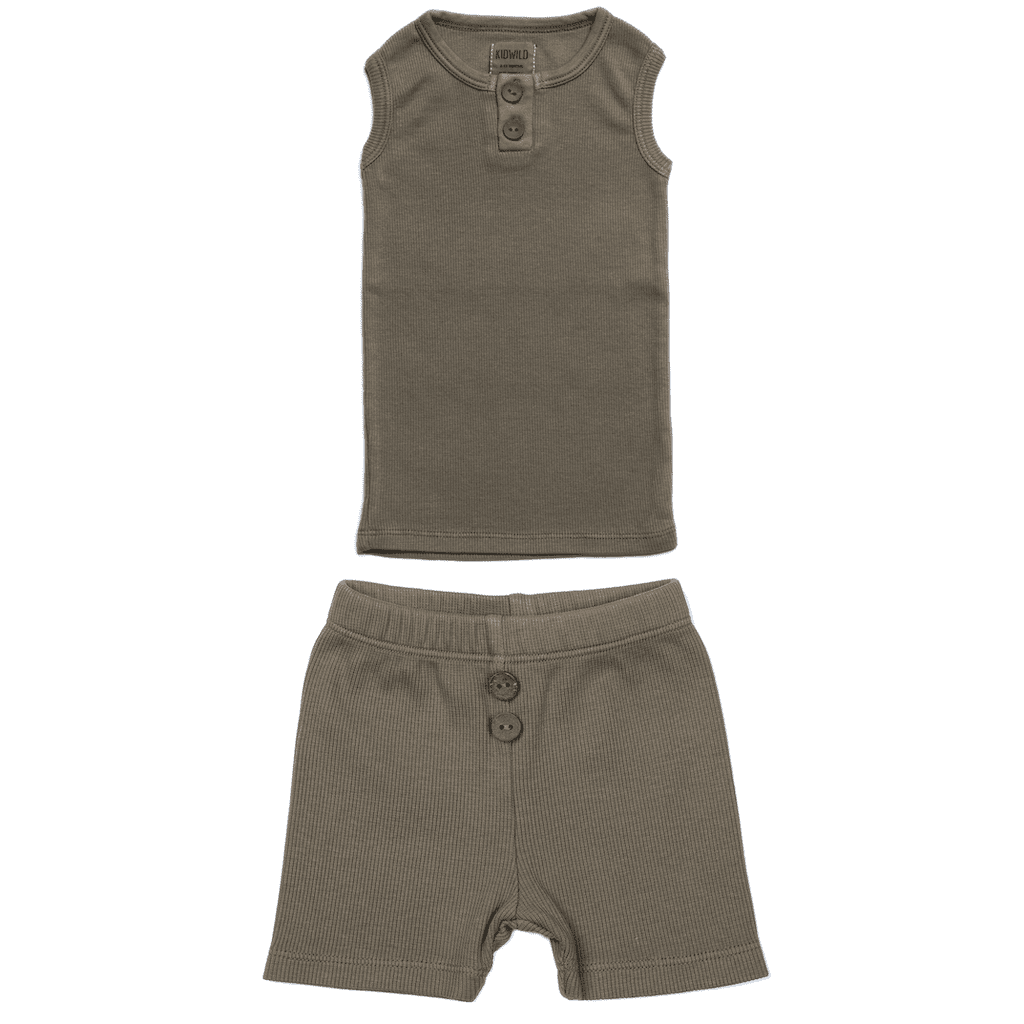 Henley Tank & Shorties | Moss