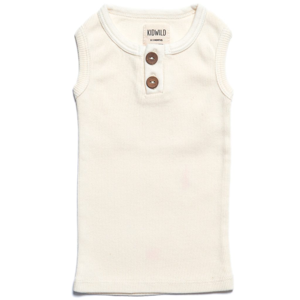 Henley Tank & Shorties | Vanilla