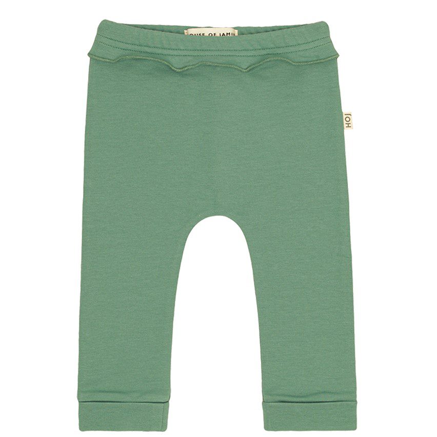 Ruffled Bodysuit & Slim Baby Ruffled Pants | Very Berry Flower/Seaweed