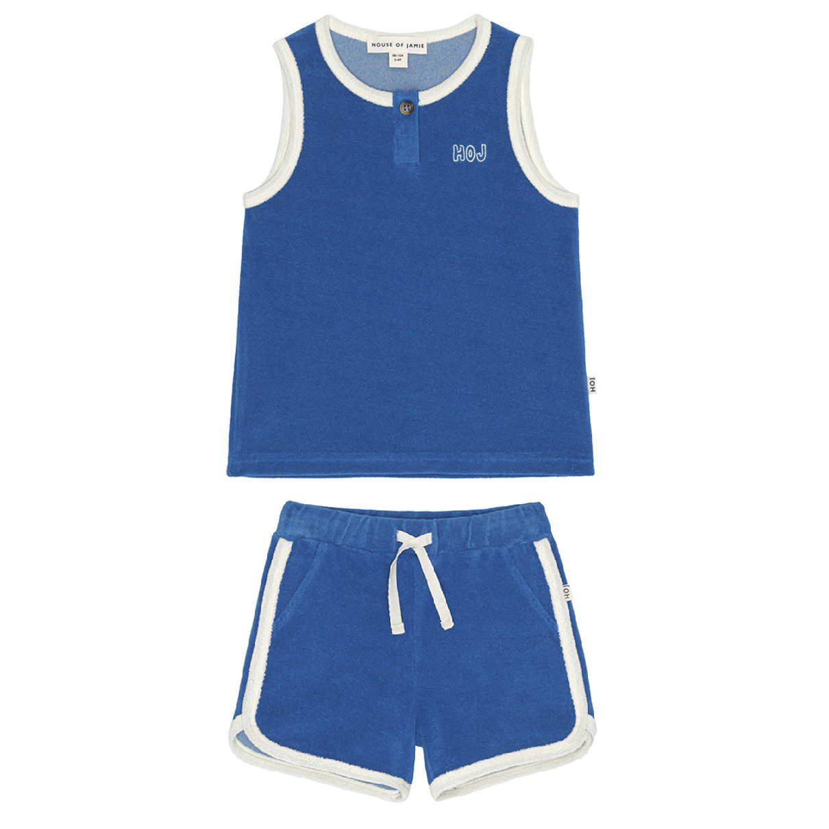 Tank Top & Gym Shorts | Bright Indigo