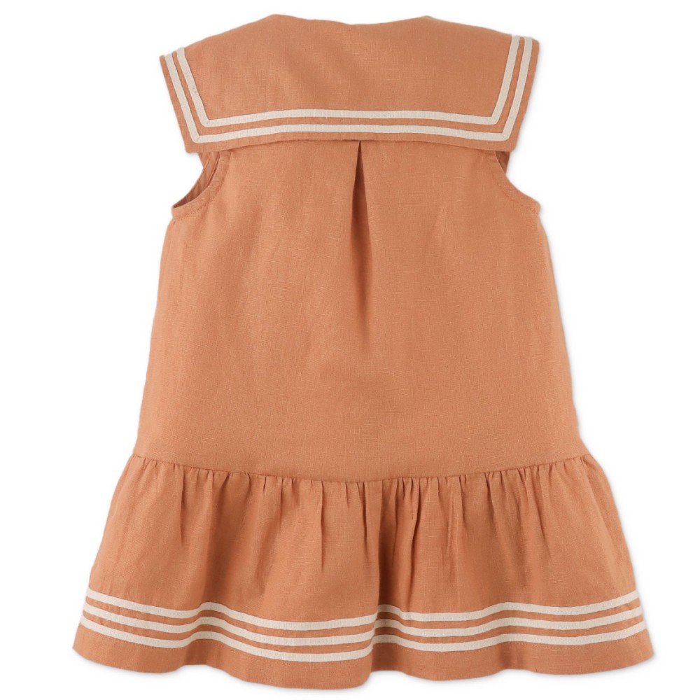 Baby Cassia Dress W/ Sailor Collar