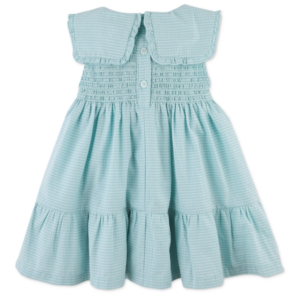 Baby Celeste Dress W/ Embroidered Collar