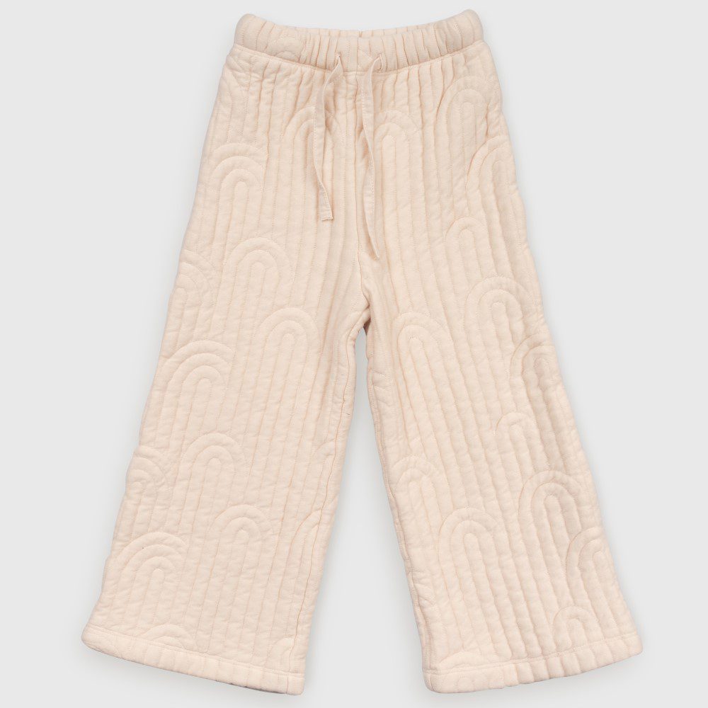 Iker Quilt Pants | Biscuit