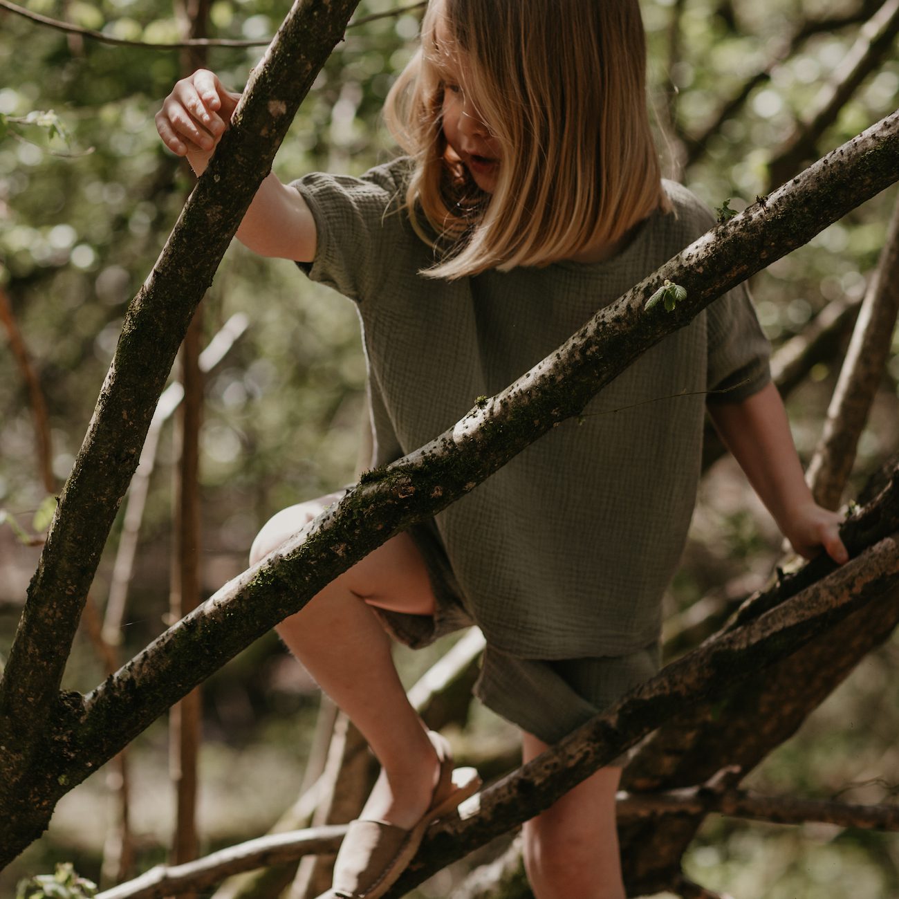 The Muslin Top & The Muslin Short | Sage