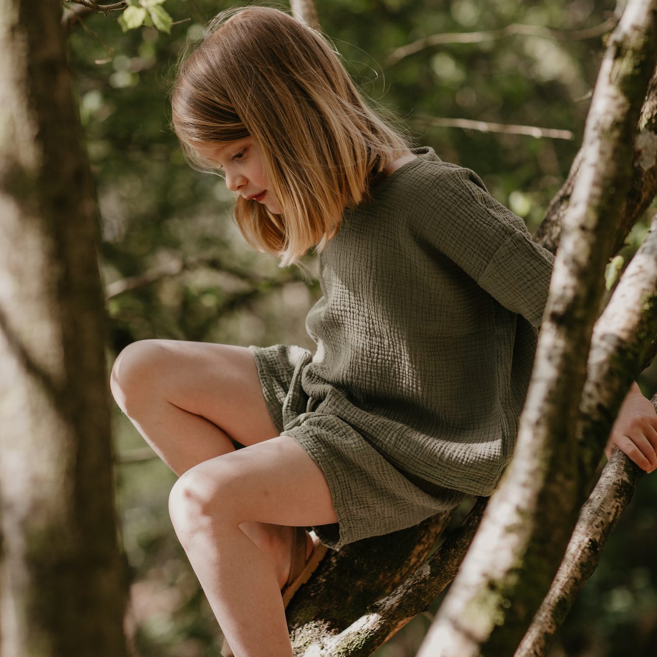 The Muslin Top & The Muslin Short | Sage