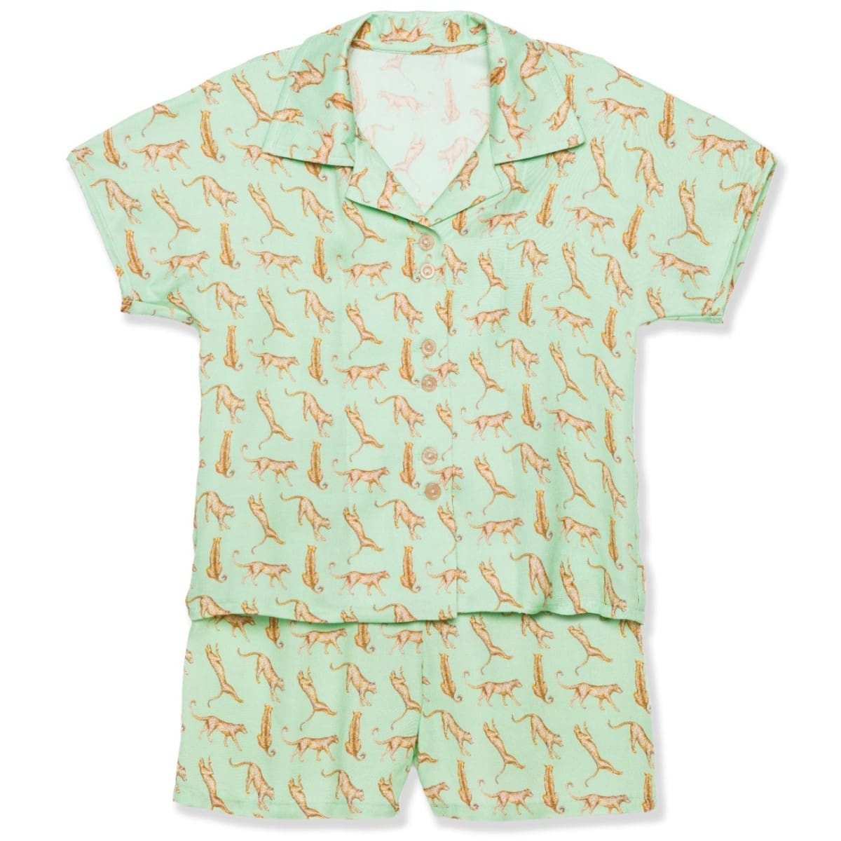 Pajama Aries | Green Cheetah