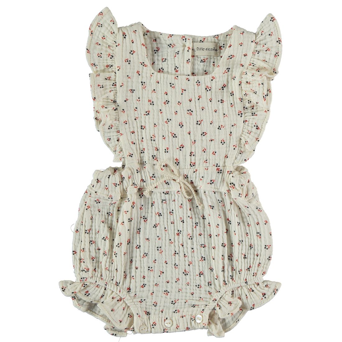 Ivory Gauze Liberty Baby Romper
