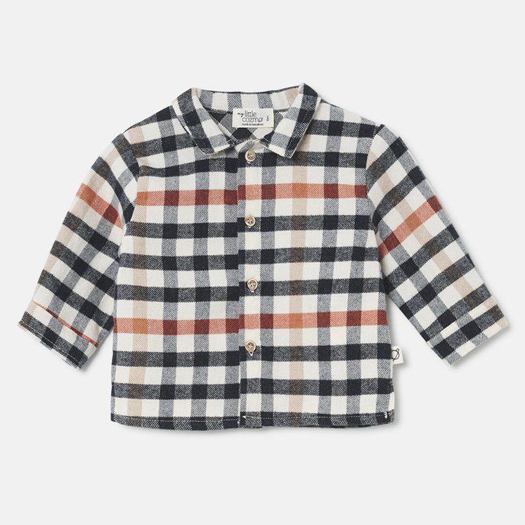 Plaid Check Shirt & Corduroy Pants